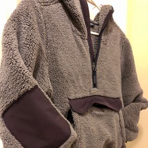 North Face Sherpa Hoodie with Kangaroo pocket